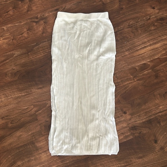 White Nasty Gal Maxi Skirt - Picture 1 of 4